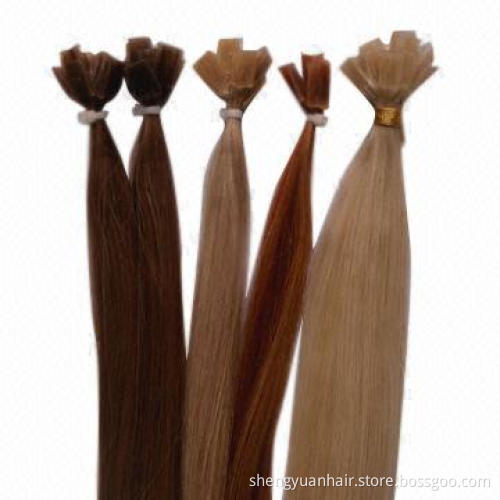 2013 Best Quality Wholesale Factory Price Keratin Prebond Hair Extensions